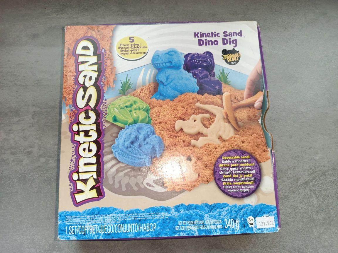 Kinetic Sand Dino Dig + 10 foremek dino