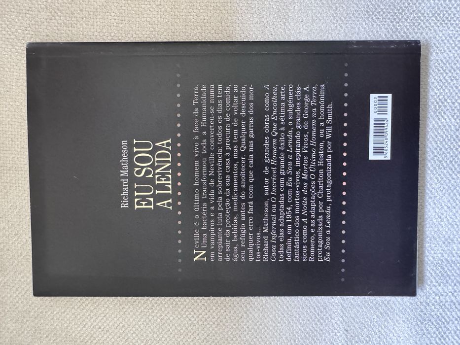 Livro Eu Sou A Lenda