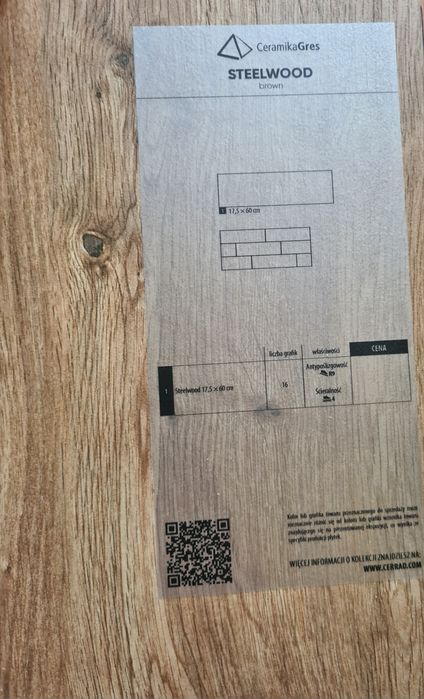 Gress steelwood brown 6 opakowań