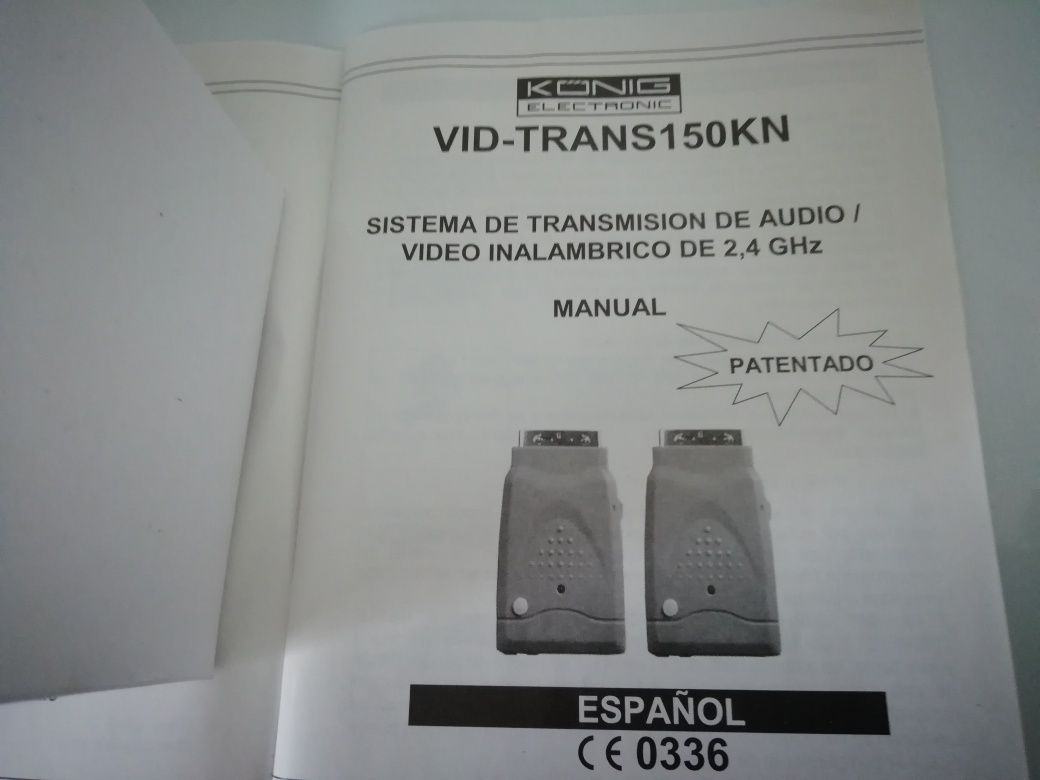 2 Emissores Recectores Video Transmissores