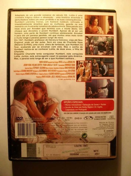 lolita , com jeremy irons , melanie griffith ,