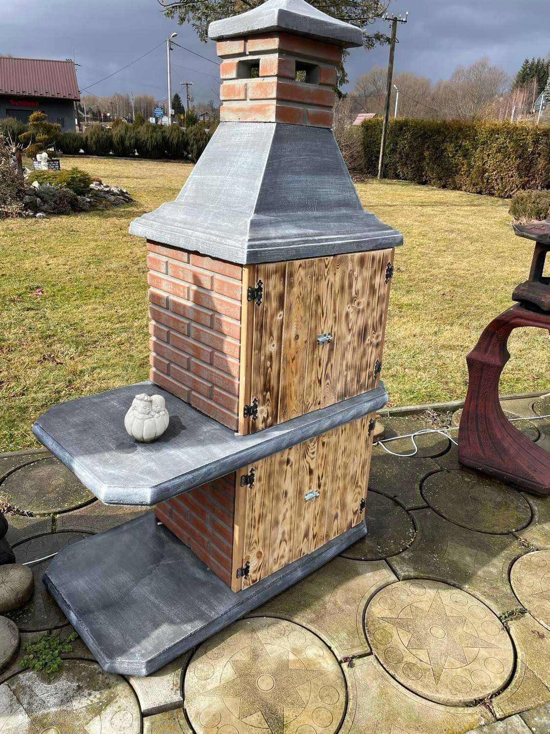 Grill Betonowy im. cegły granitowej