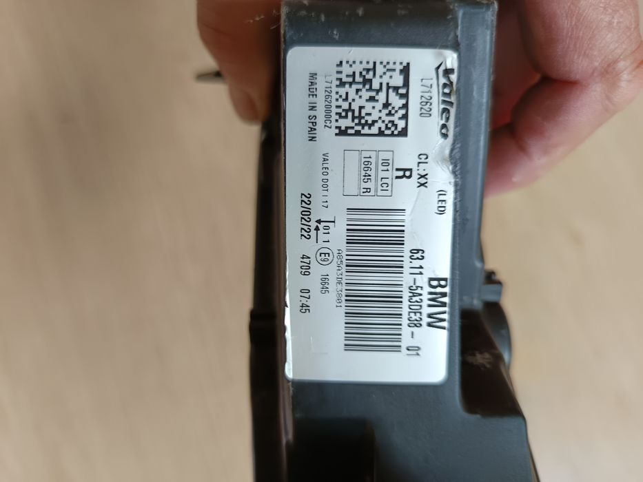 BMW I3 lift 2017- halogen LED DRL prawy