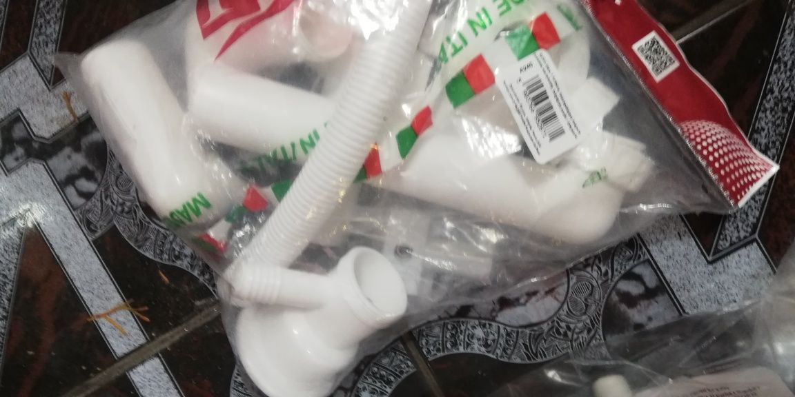 Syfon do zlewozmywaka jednokomorowego