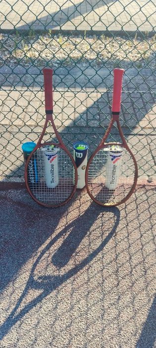 Saco da Wilson  como novo mais duas raquetes Wilson pro staff v14