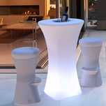 Mesa com luz para exterior