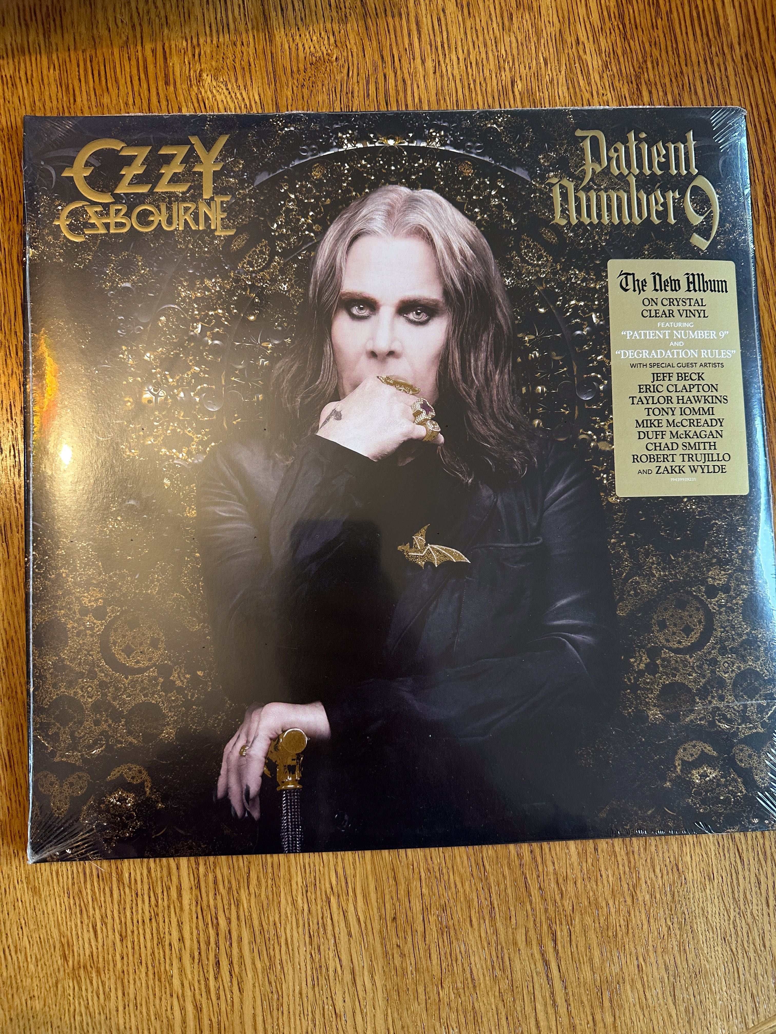 Płyta LP clear Ozzy Osbourne Patient number 9 + slipmata. Limitka nowa