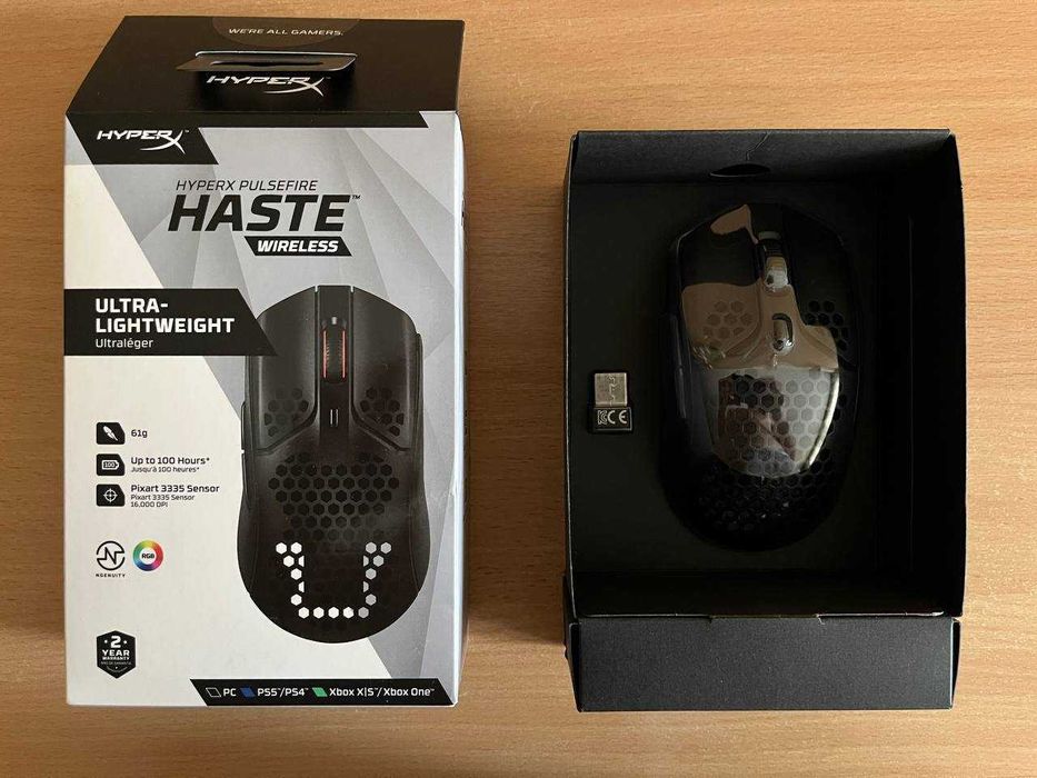 Мышь HyperX Pulsefire Haste Wireless Black