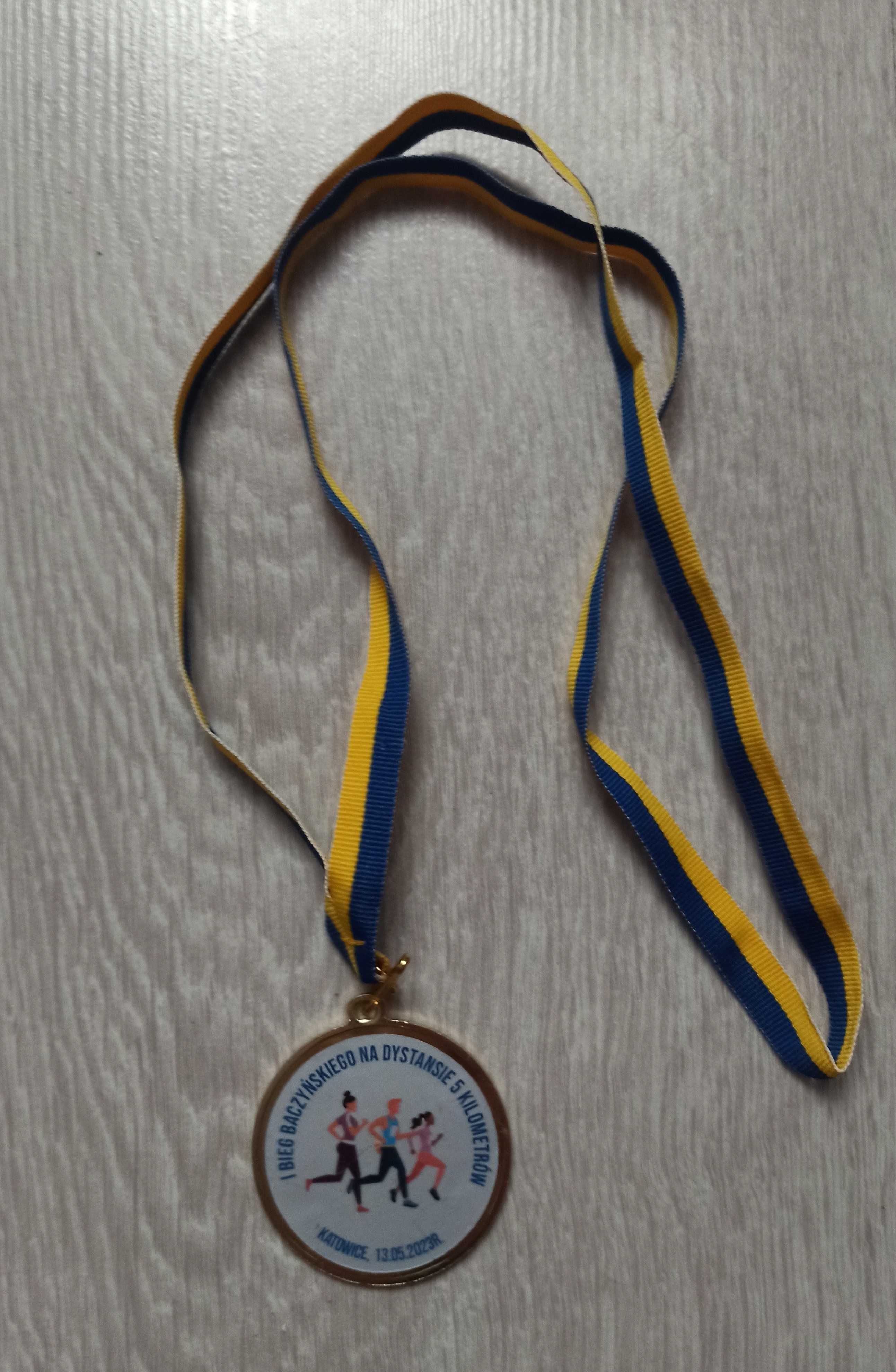 medal z biegu I Bieg Baczyńskiego 13.05.2023 r.