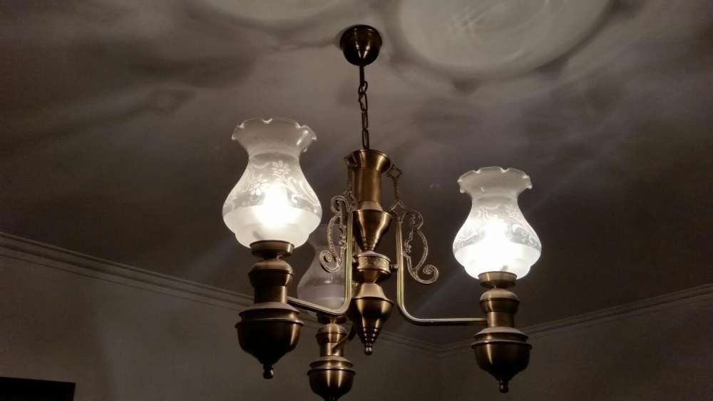 Candeeiro Clássico Vintage 3 lâmpadas