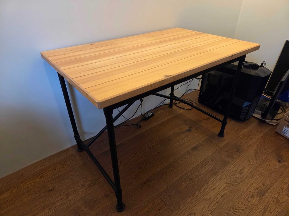 Biurko IKEA KULLABERG, sosna, 110x70 cm