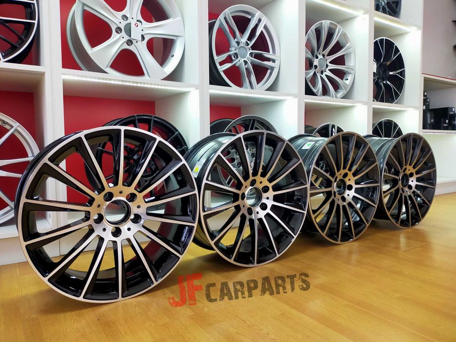 Jantes Look Mercedes-Benz Turbina 19" Preto/Polido