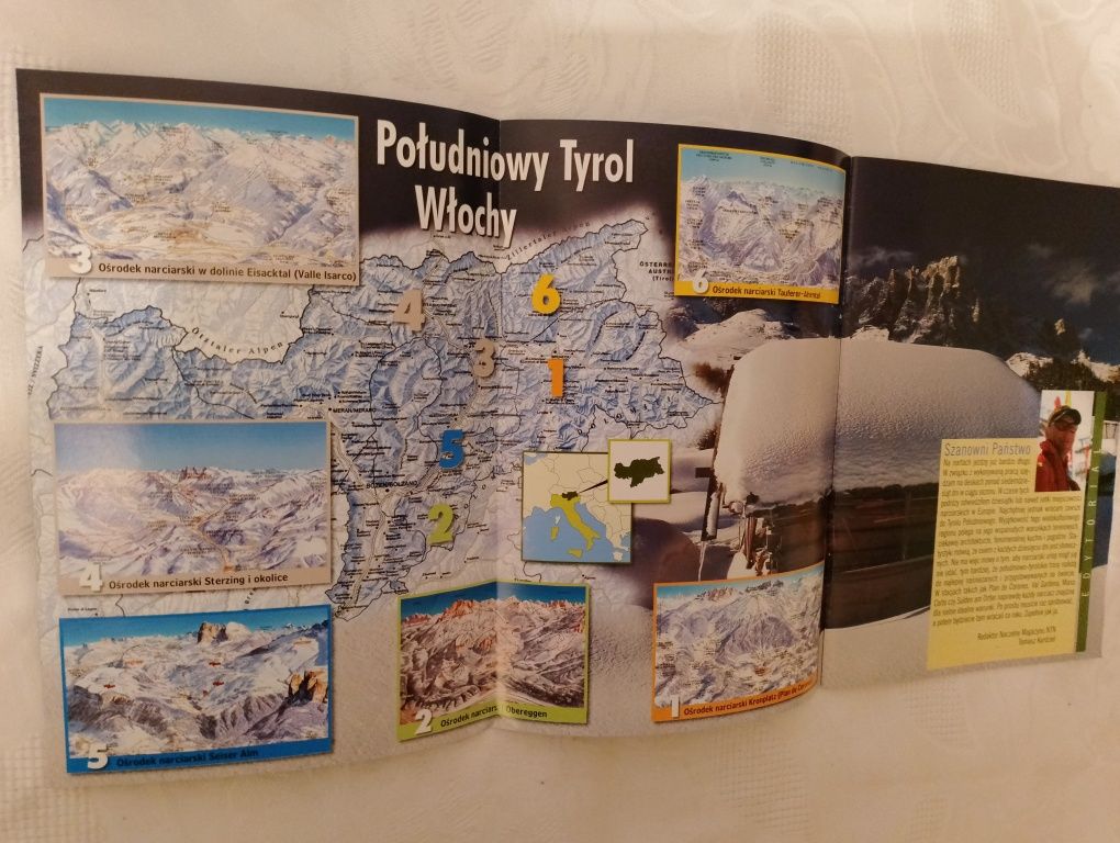 POŁUDNIOWY TYROL - przewodnik po ośrodkach narciarskich, dla narciarzy