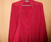 подовжена блузка 52-54 розмір бордо