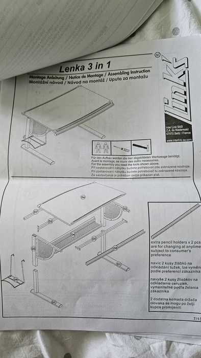 Рабочий детский стол- кульман Matts