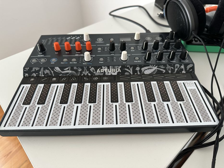 Arturia Microfreak + Vocoder mic