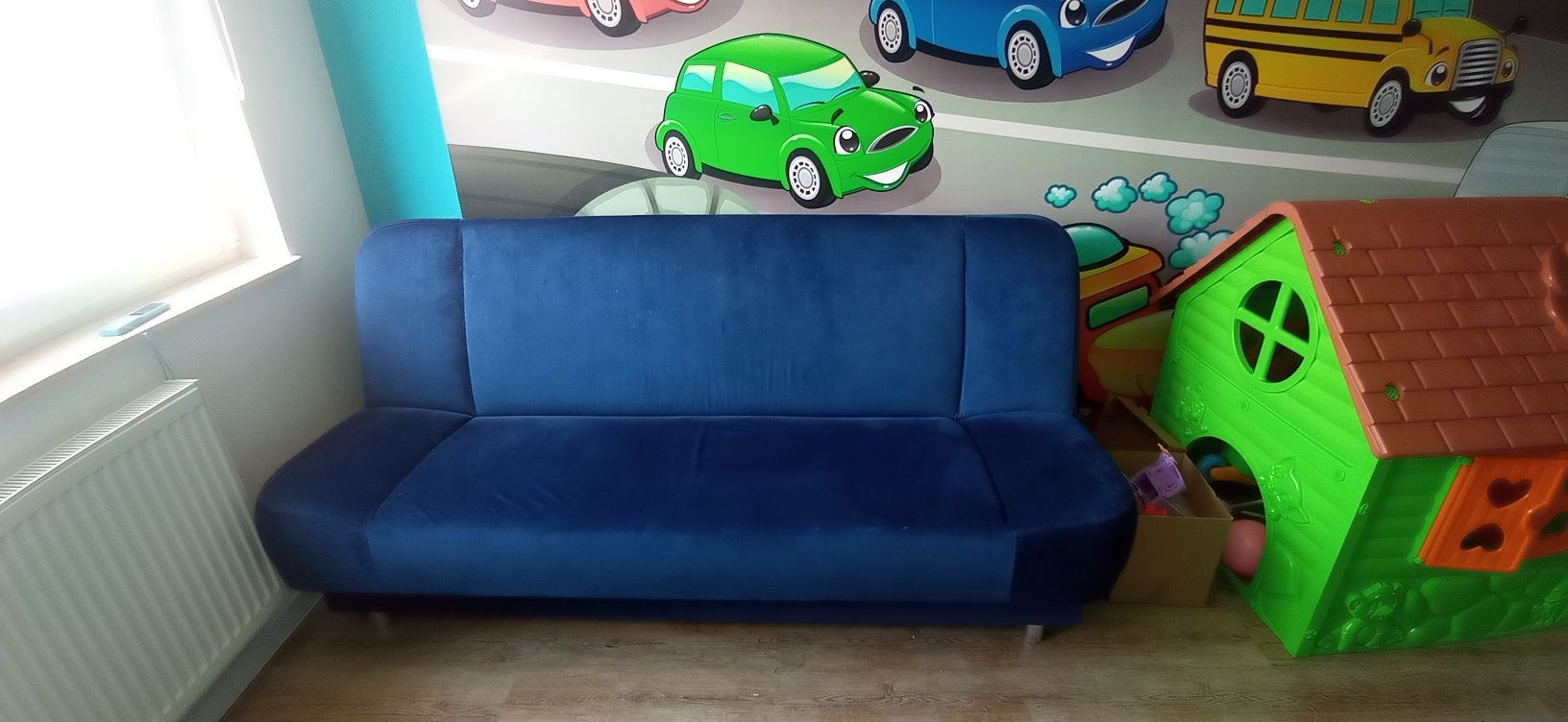 Wersalka sofa kanapa welurowa rozkładana