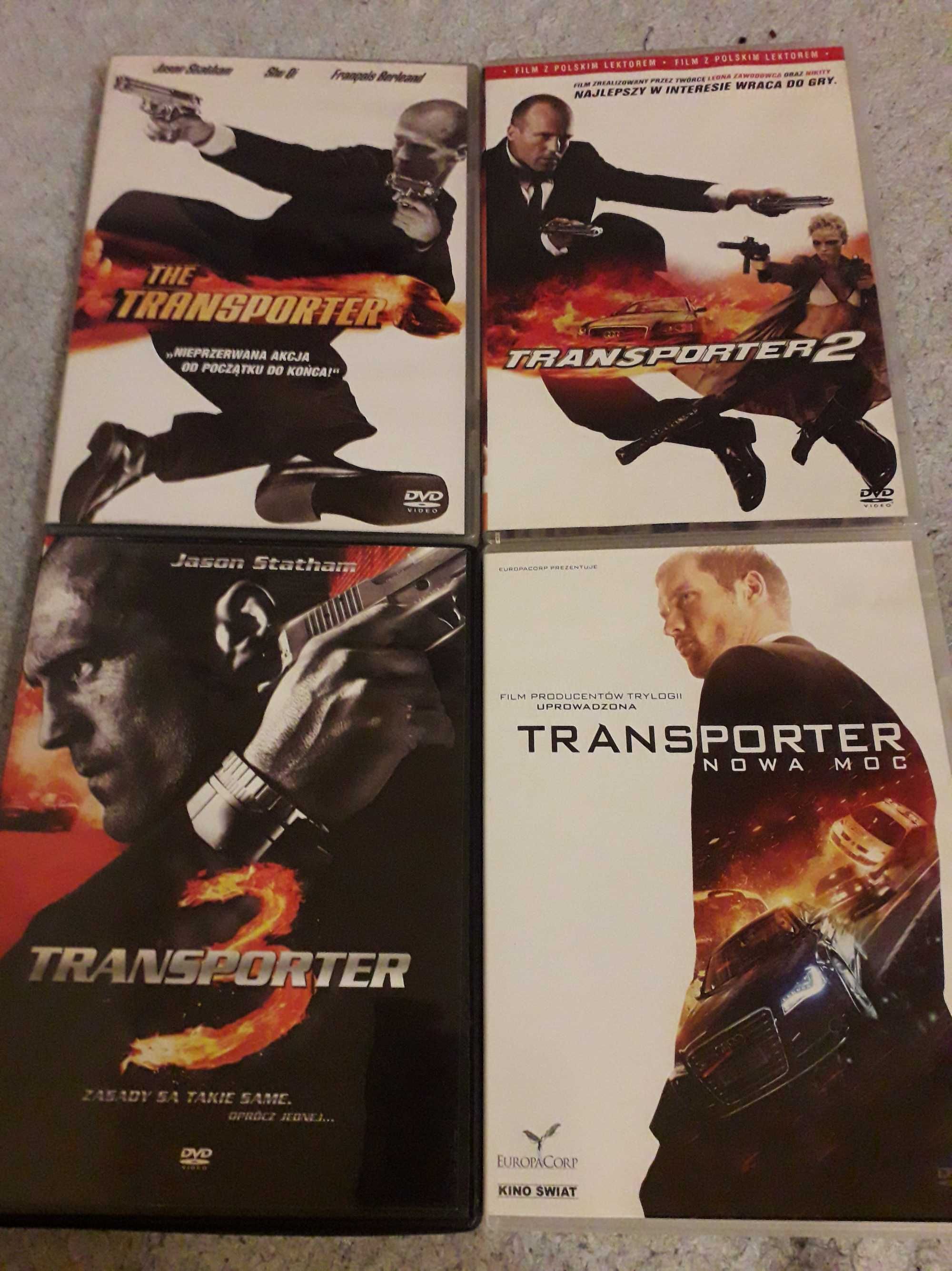 Transporter 1-4 Statham dvd lektor Pl