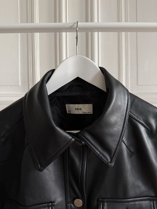 Mango Faux Leather Jacket - kurtka ze skóry ekologicznej