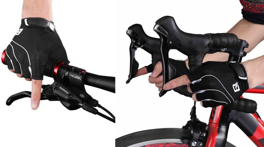 Rękawiczki RockBros półpalce unisex M, L, XL rower siłownia