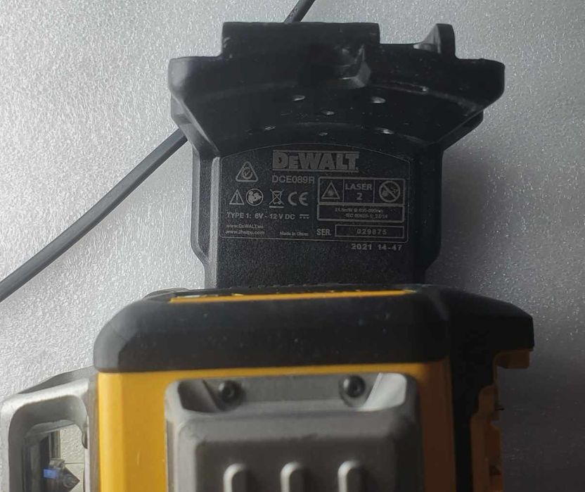 Zestaw DEWALT DCE 089 R laser 3x360 DeWalt DW0811 poziomnica laser krz