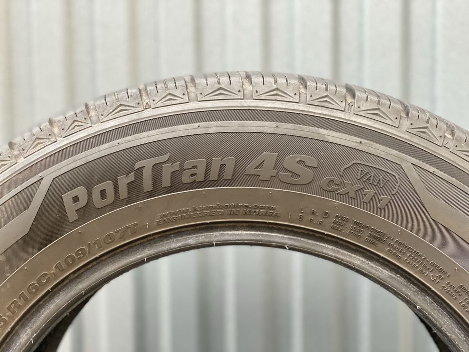 Шини Резина Всесезонні 215/65 R16C Kumho PorTran 4S CX11