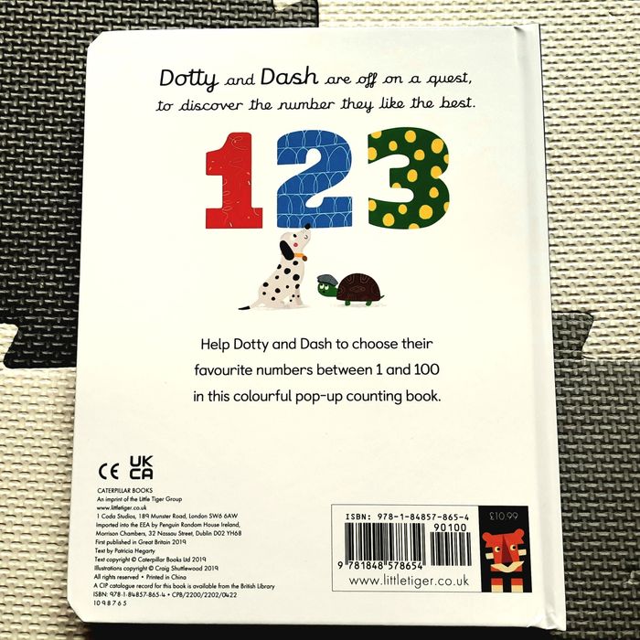 Dotty and Dash's 123 a pop-up counting book nauka liczenia angielski