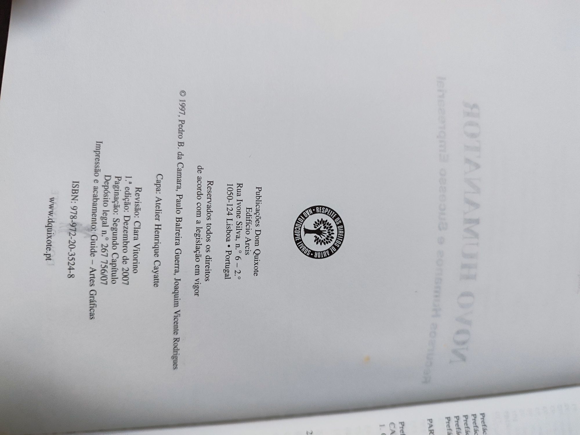 Livro Novo Humanator