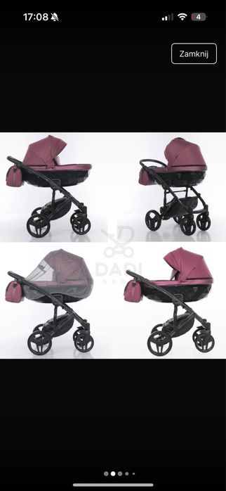 Wozek Junama Diamond 5 w 1 z baza do samochodu