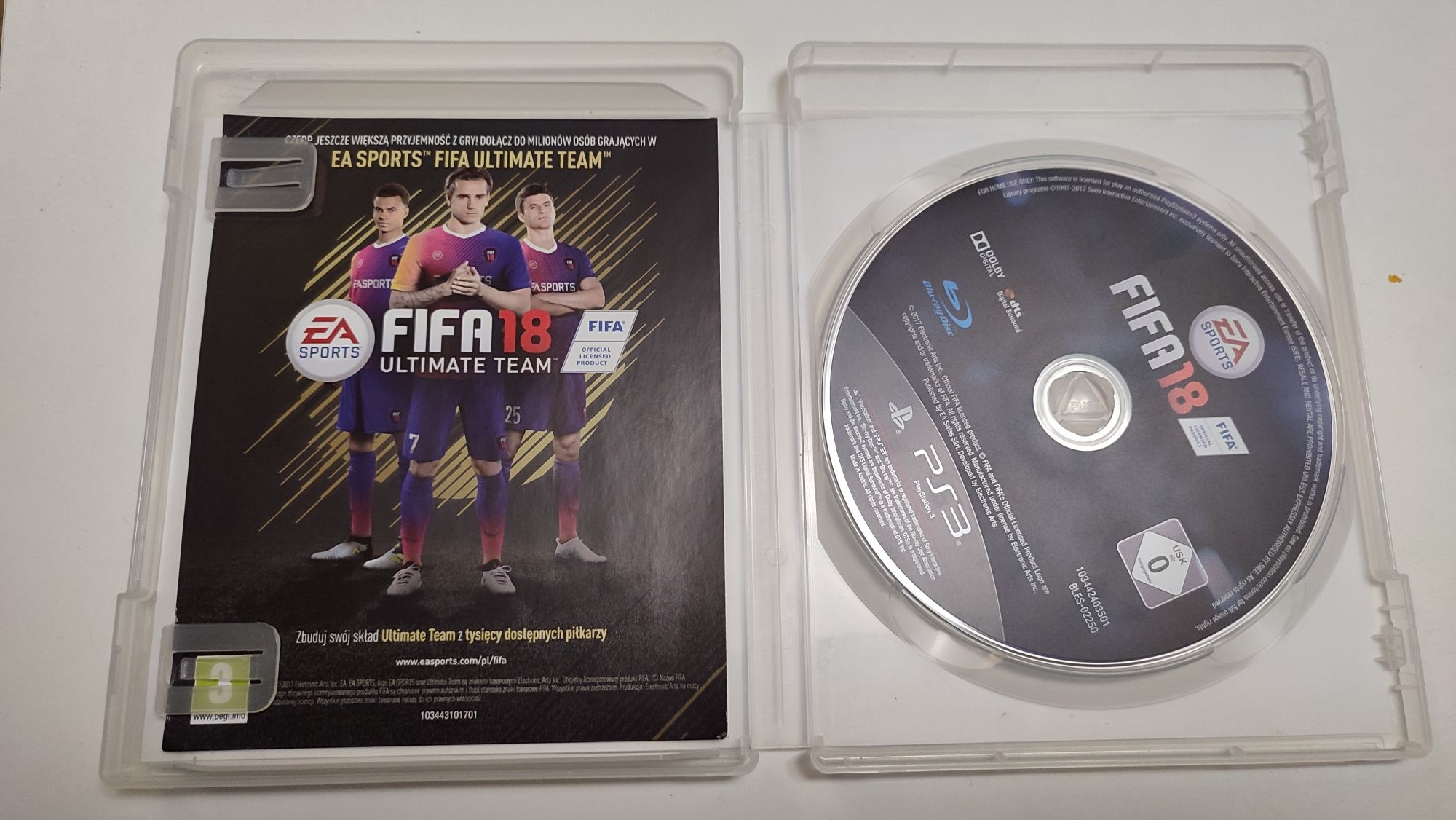 Gra FIFA 18 na PlayStation 3
