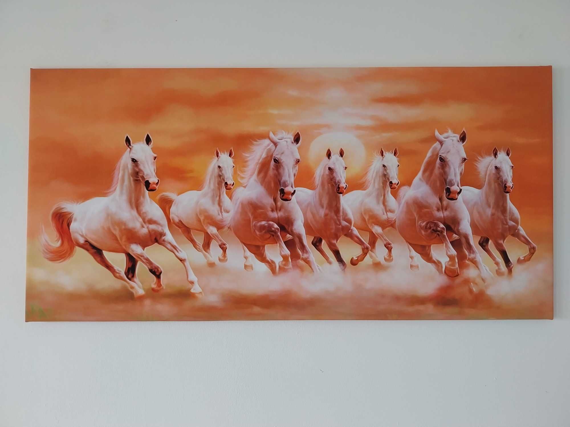 Quadro/tela com cavalos