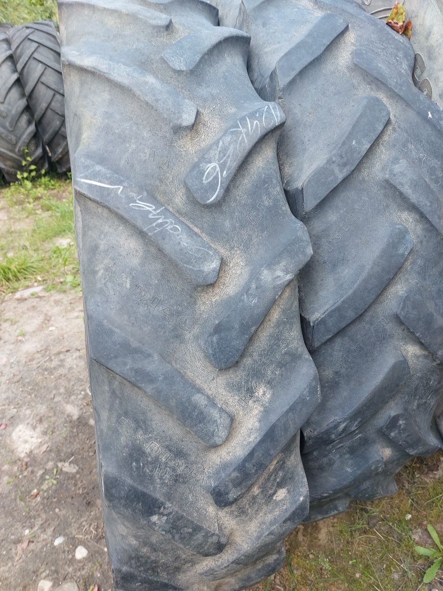 12.4R36 Goodyear opony używane rolnicze para