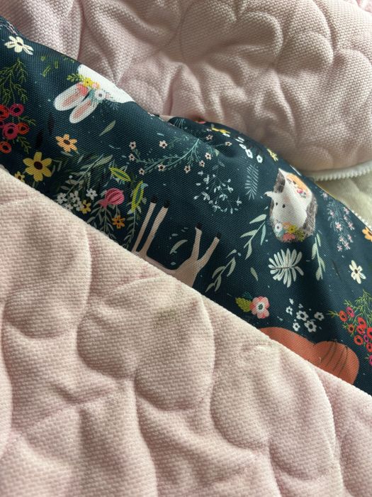 Tkane Sny Dziewczęcy śpiworek do wózka