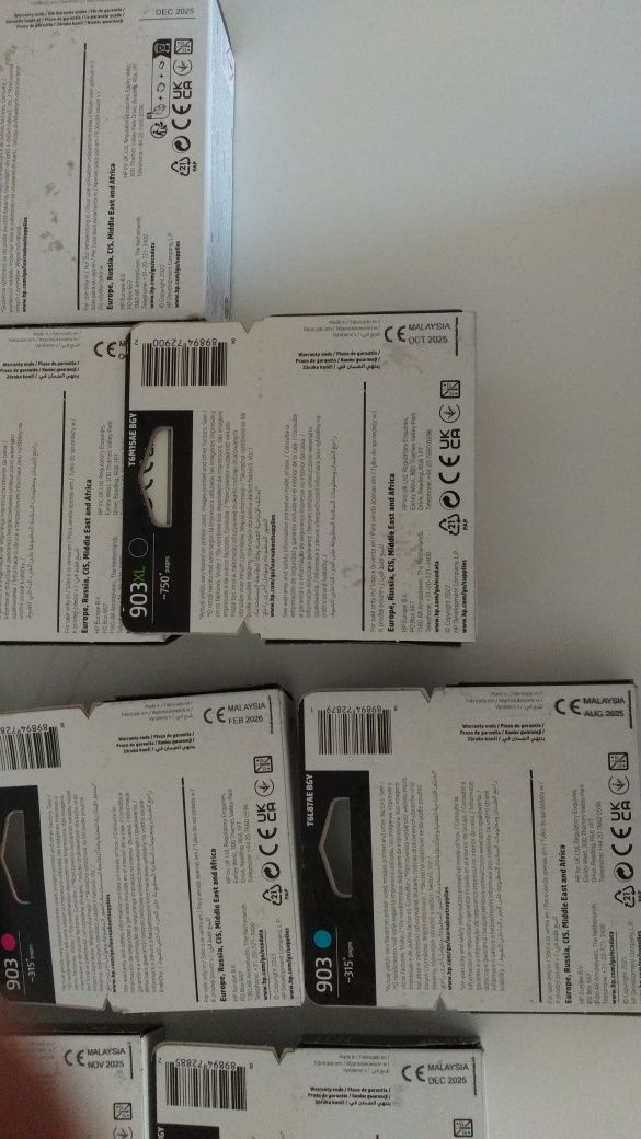 Tusze HP ORYGINAŁ NOWE 903XL 4-pack