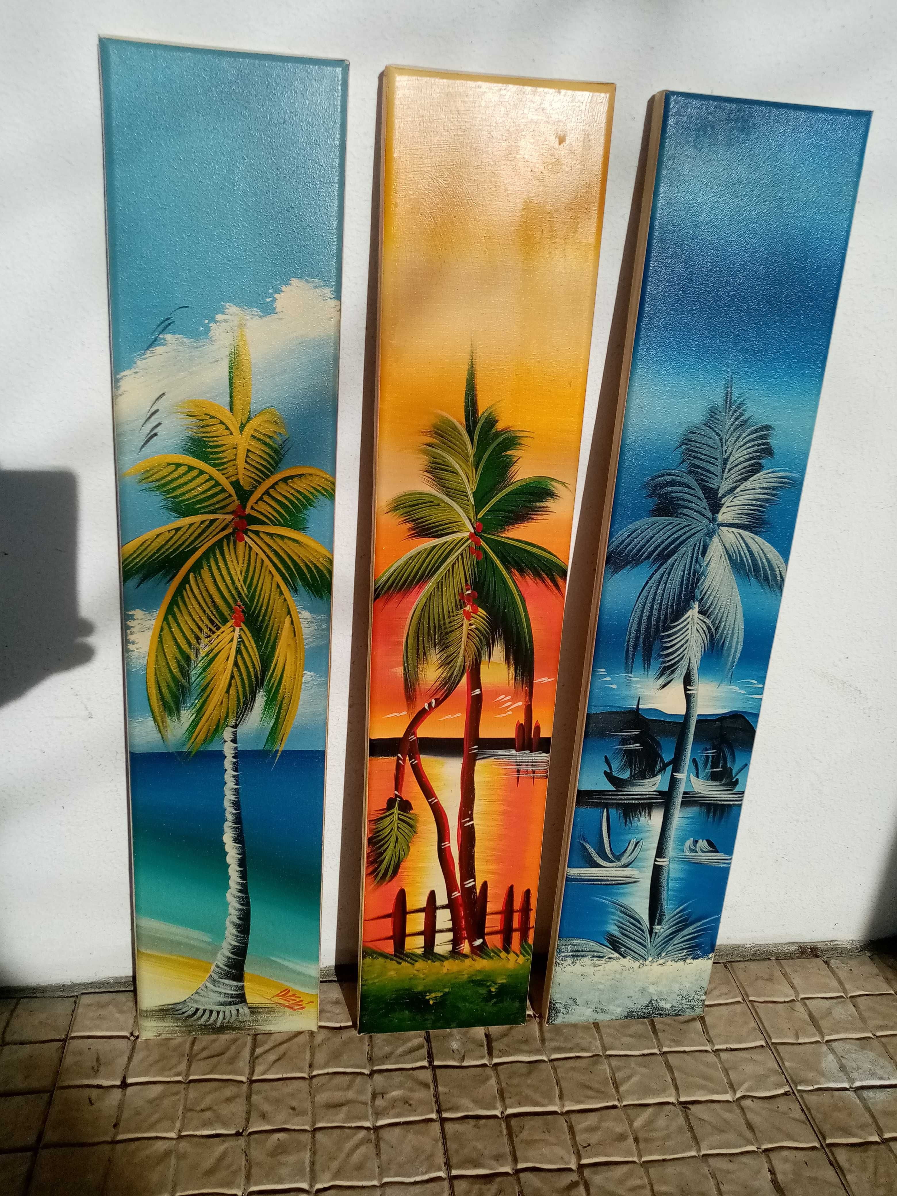 Quadros México pintados á mão