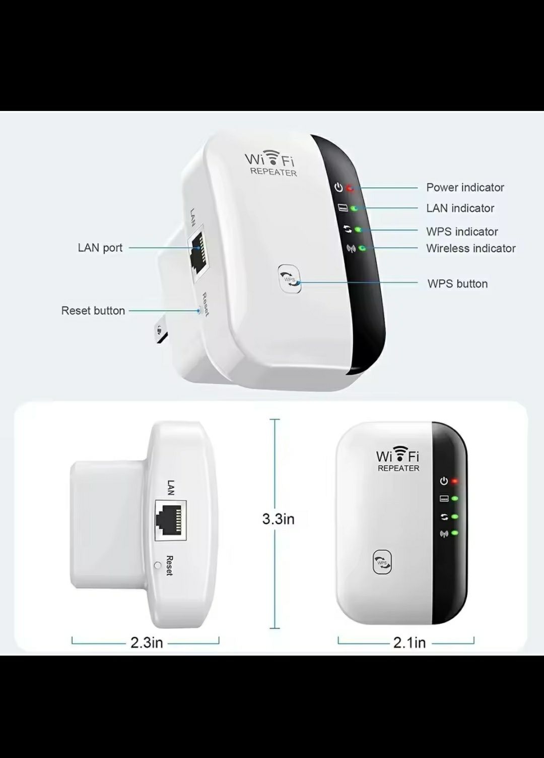 Wi-fi репитер 2,4/5 GHz Repeater ретранслятор усилитель сигнала