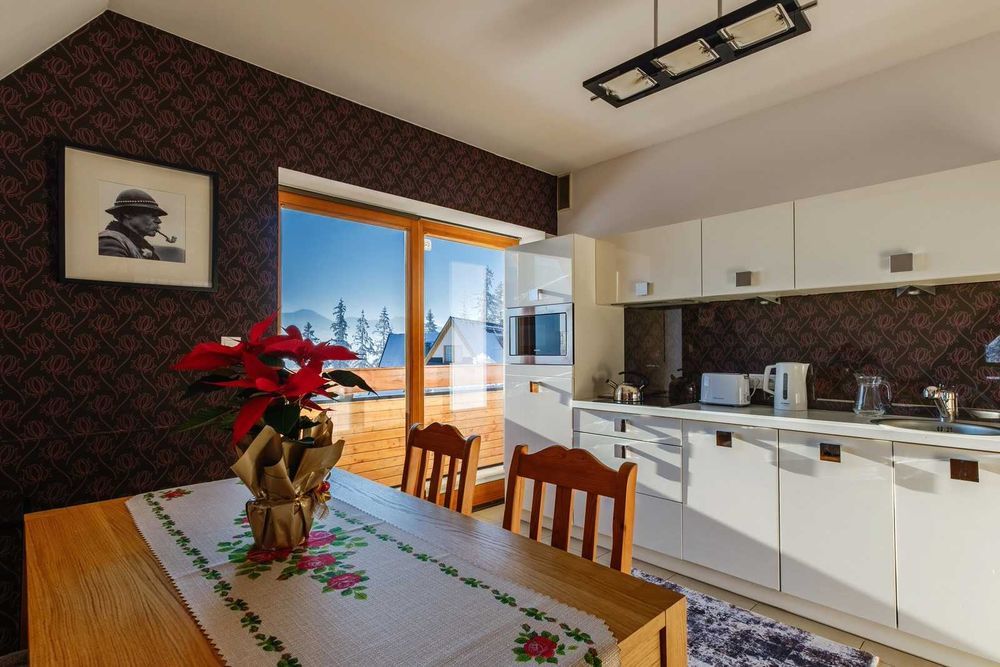 Kościelisko przytulne mieszkanie z widokiem na Tatry, parking w garażu