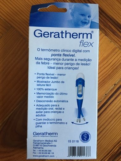 termómetro digital ponta flexível Geratherm flex (tenho 2 unidades)
