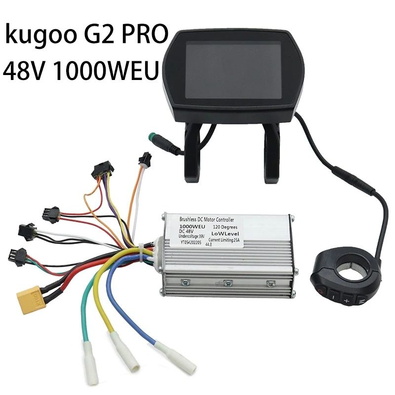 Дисплей и контроллер на электросамокат KUGOO G2 PRO 48/1000w ручка газ