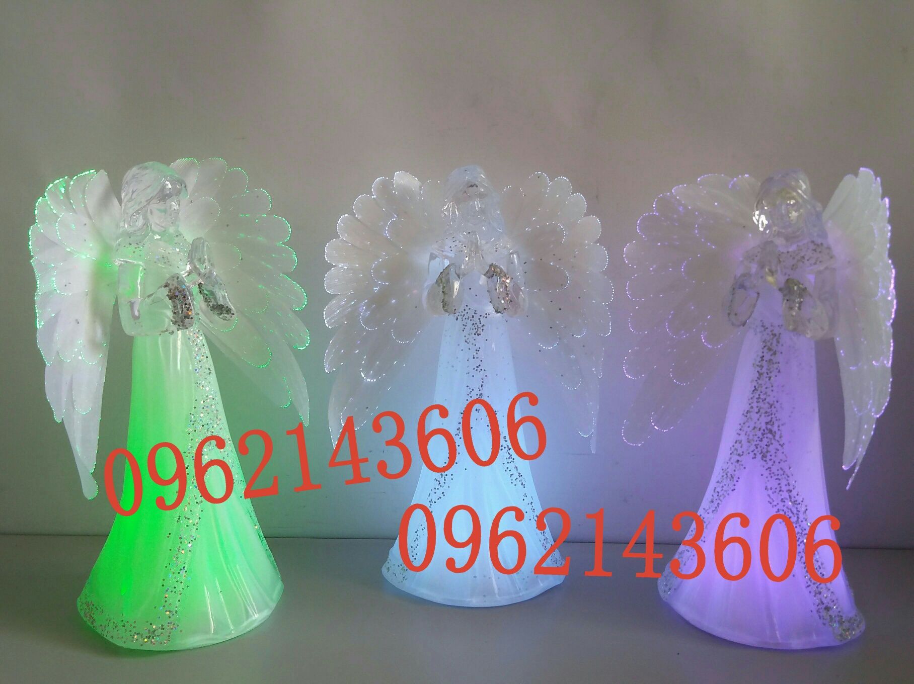 Ангел, Прикраса Янгол с LED-подсветкой 21,5 см.