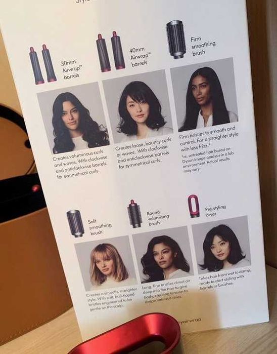 Знижка‼️ Стайлер Dyson HS01 Airwrap Complete Nickel/Fuchsia