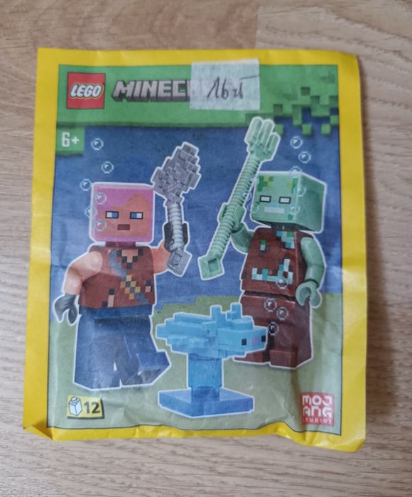 LEGO Minecraft - poszukiwacz przygód, utopiec i aksolotl