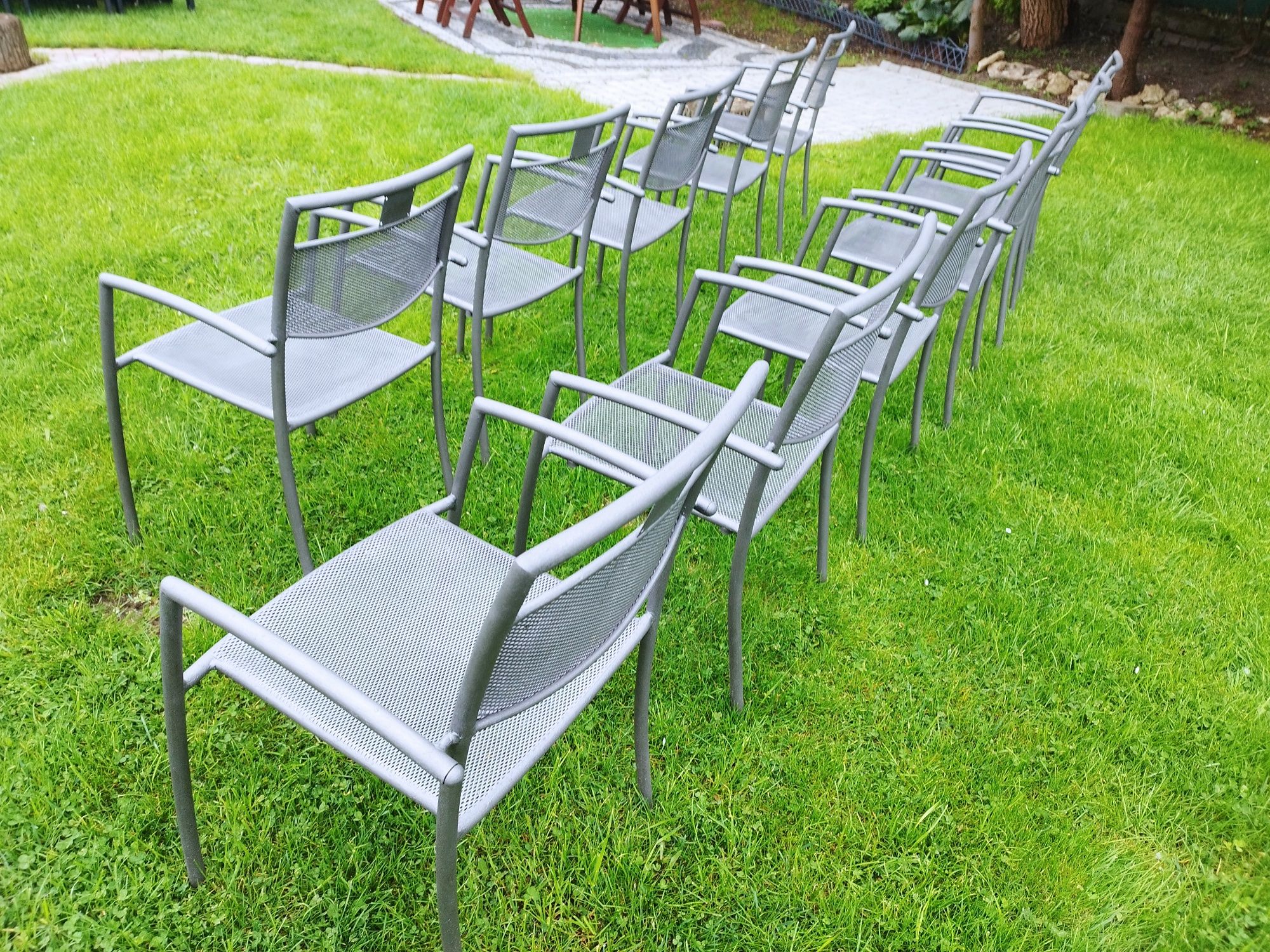 krzesła ogrodowe do ogródka piwnego Vintage