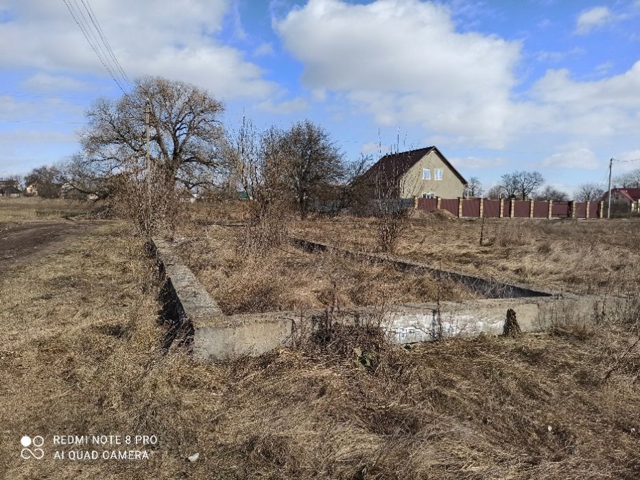 Продам участок під застройку 15 соток