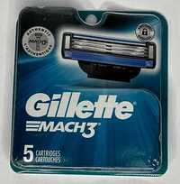 Gillette Mach3 (оригинал) 5 картриджей