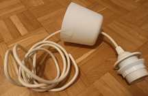 Zawiesie do lampy, 60W, E27, lampa bez klosza