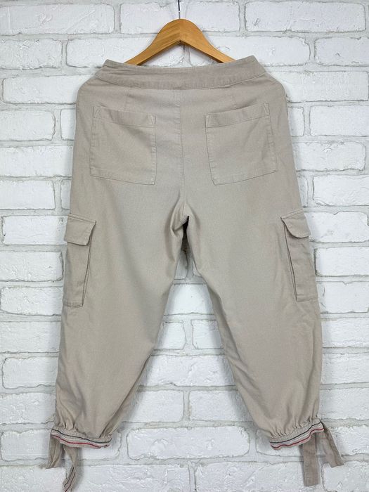 Lniane spodnie typu cargo tommy jeans