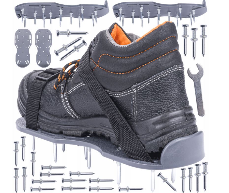 Aerator Sandałowy Z 26 Kolcami Buty Do Aeracji Ogrodu Nakładki Nakłu