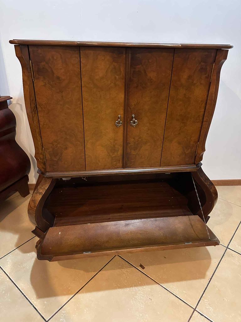 Komoda barek szafka drewniana vintage retro stylowy klasyczny mebel .