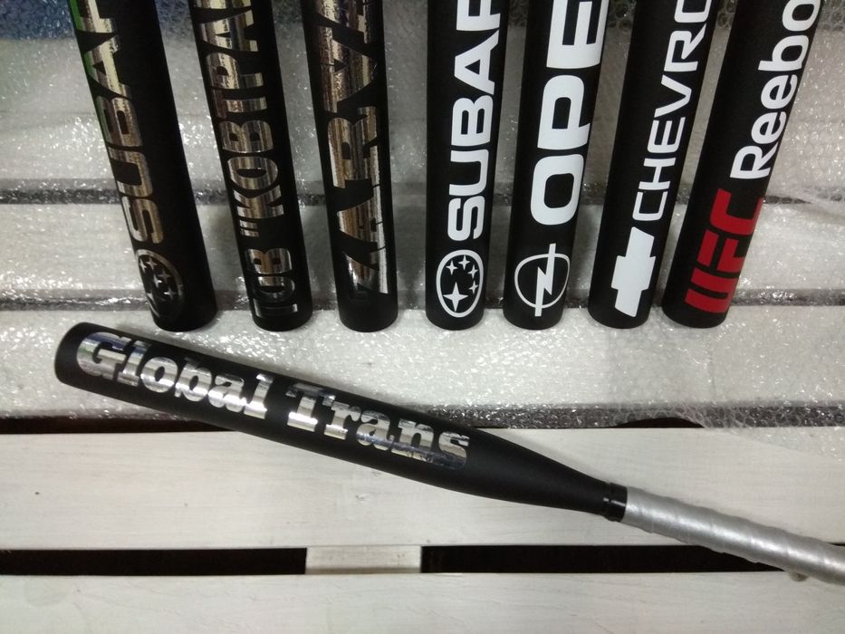 біта іменна подарунок подарок Бита бейсбольная с логотипом автобита